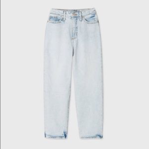 Cropped Straight Leg Jeans